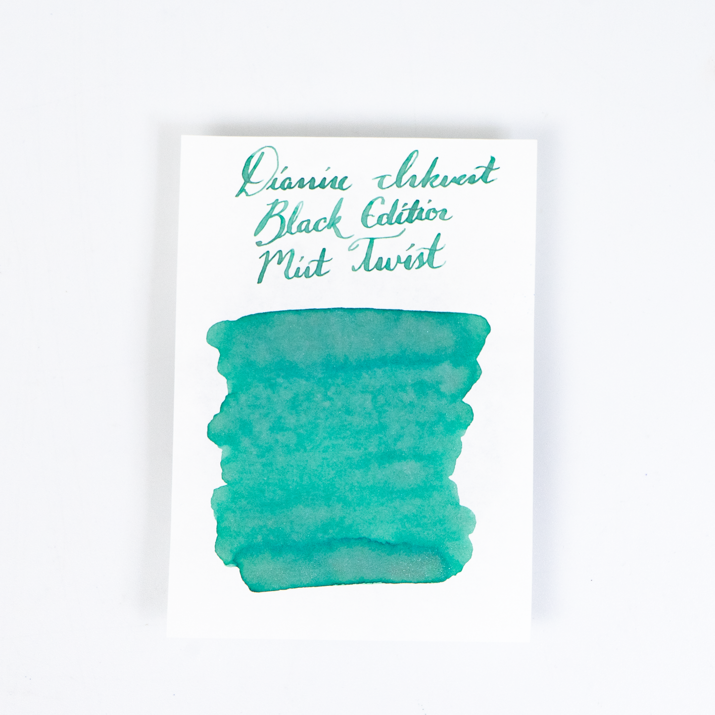 Diamine Mint Twist (50ml) Bottled Ink (Chameleon) - Black Edition
