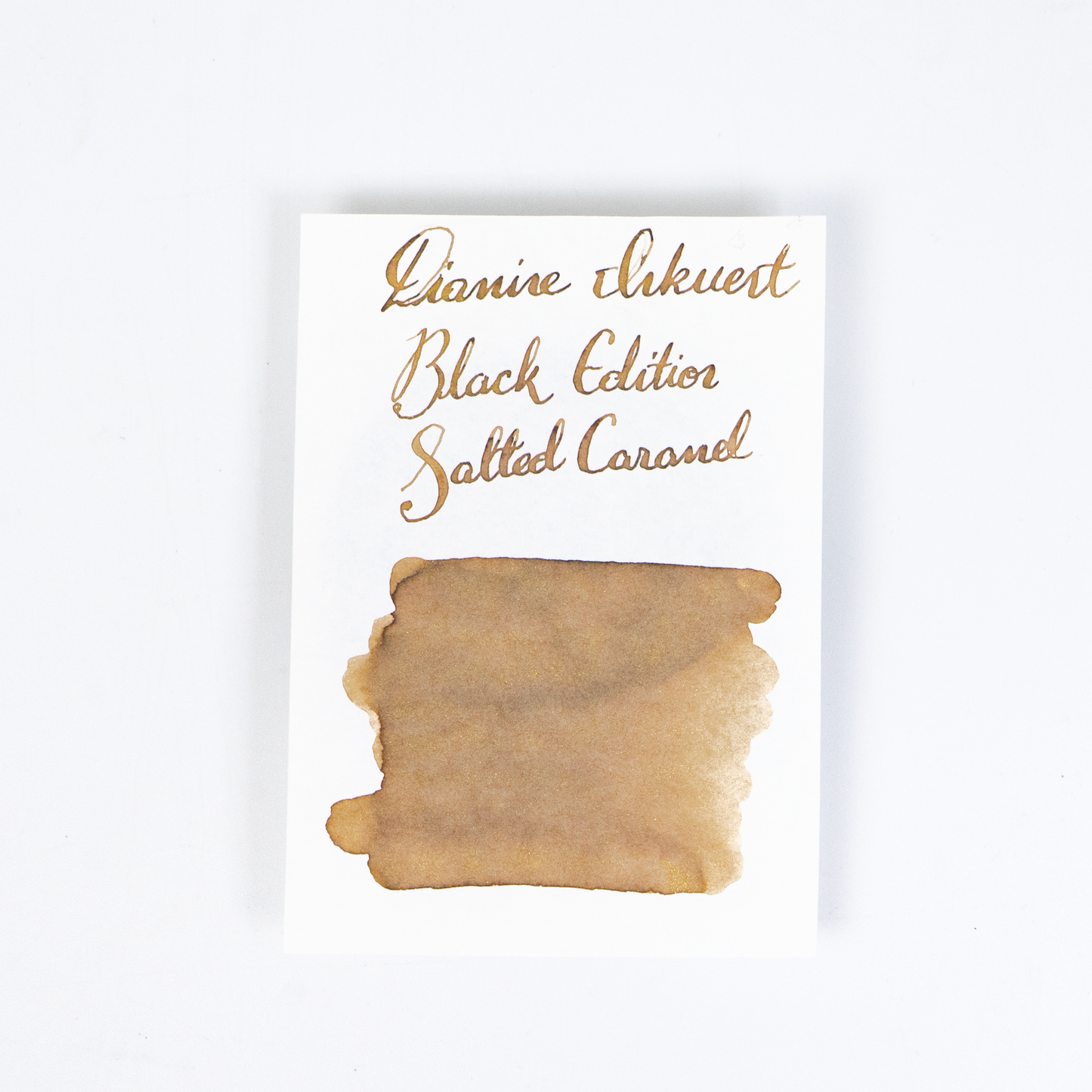 Diamine Salted Caramel (50ml) Bottled Ink (Shimmer) - Black Edition