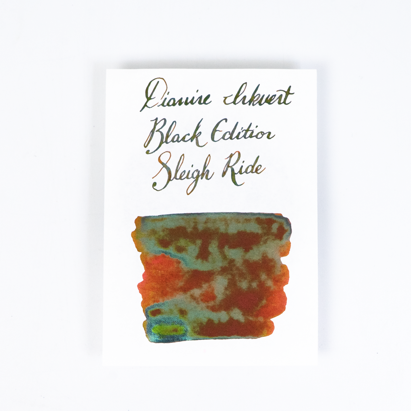 Diamine Sleigh Ride (50ml) Bottled Ink (Extreme Sheen) - Black Edition