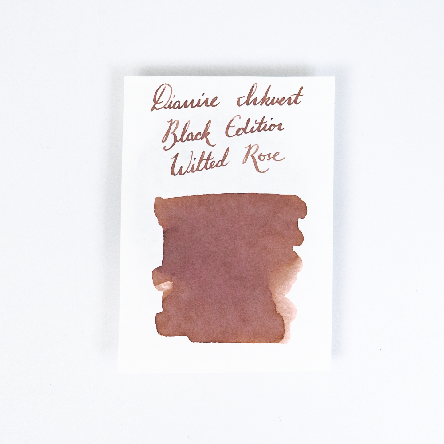 Diamine Wilted Rose (50ml) Bottled Ink (Standard) - Black Edition