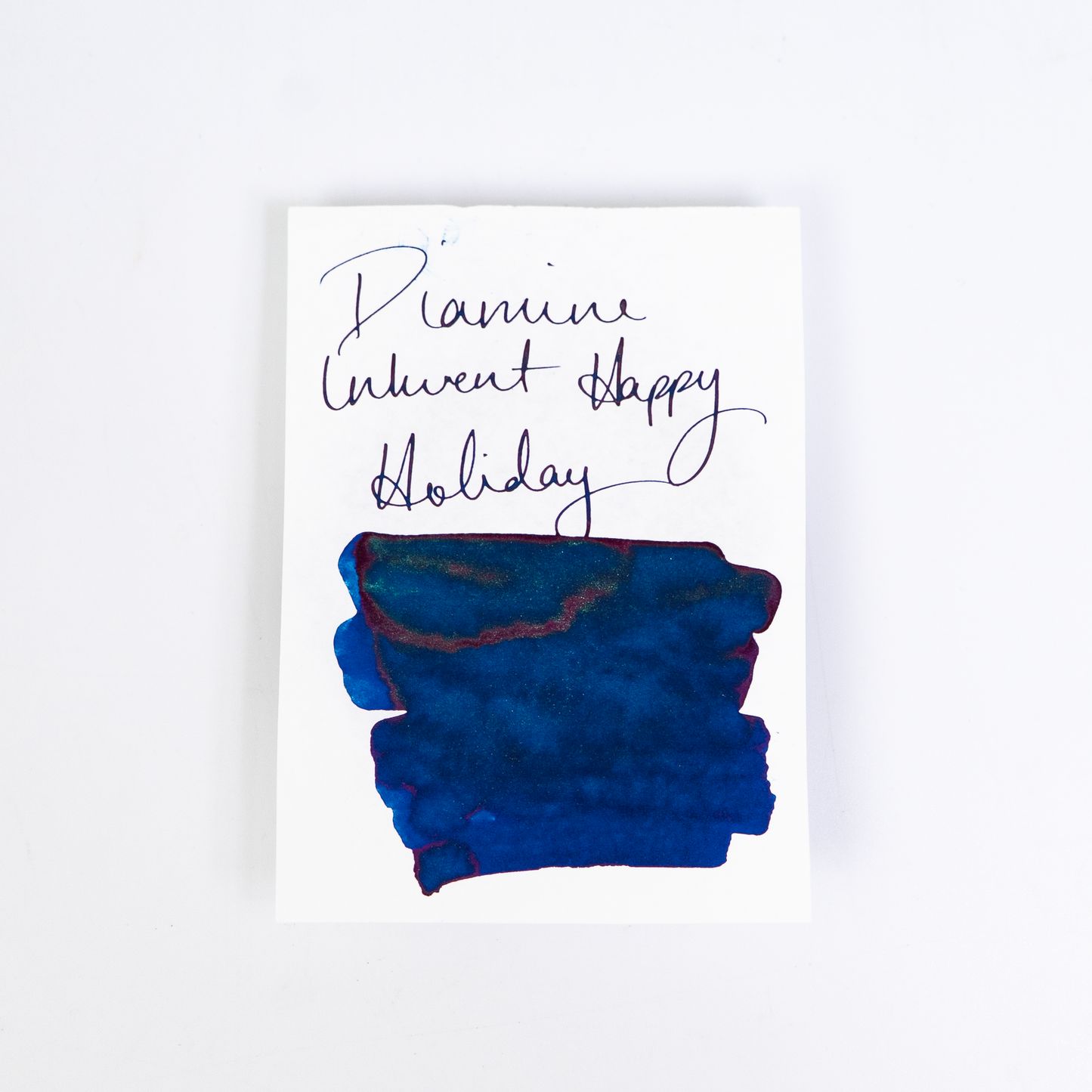 Diamine Happy Holidays (50ml) Bottled Ink (Shimmering/Sheening) - Blue Edition