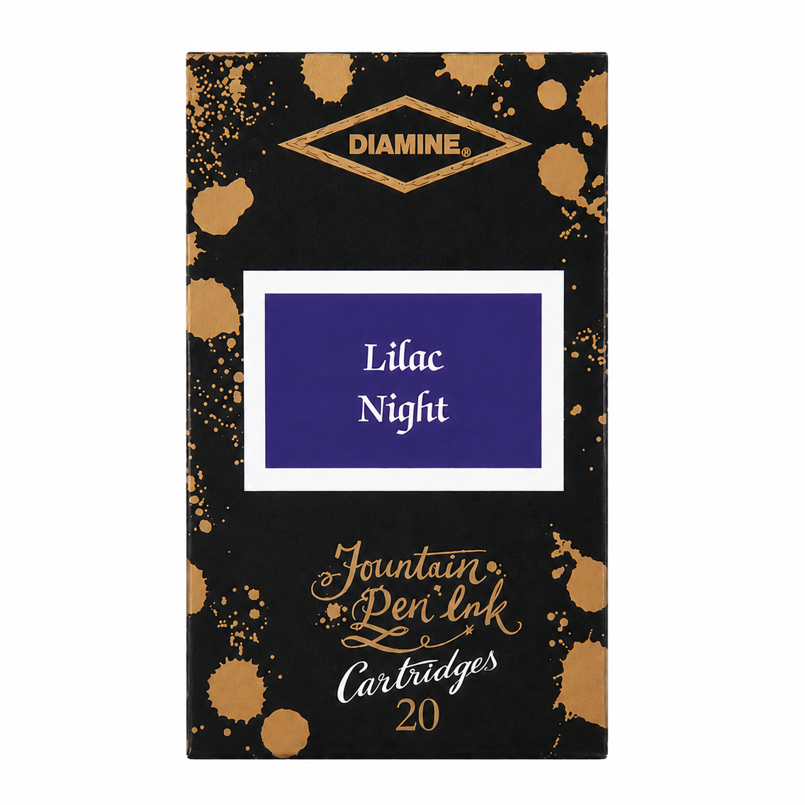 Diamine Lilac Night Ink Cartridges (Set of 20) - 150th Anniversary