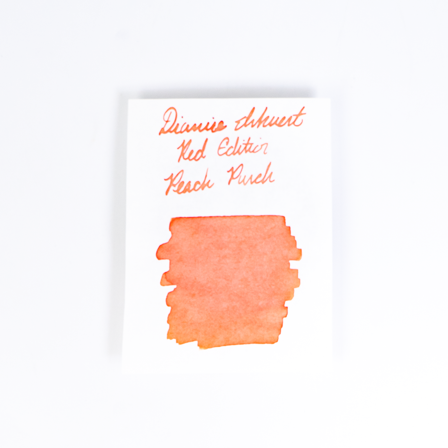 Diamine Peach Punch (50ml) Bottled Ink - Red Edition