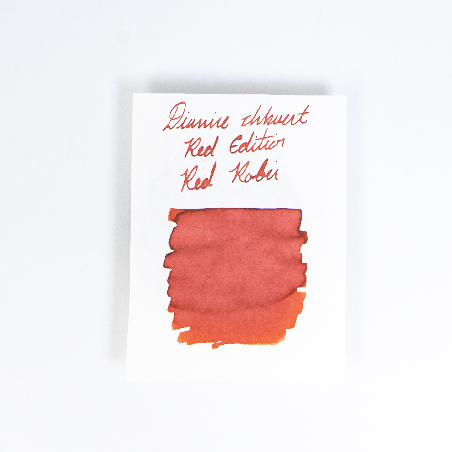Diamine Red Robin (50ml) Bottled Ink - Red Edition