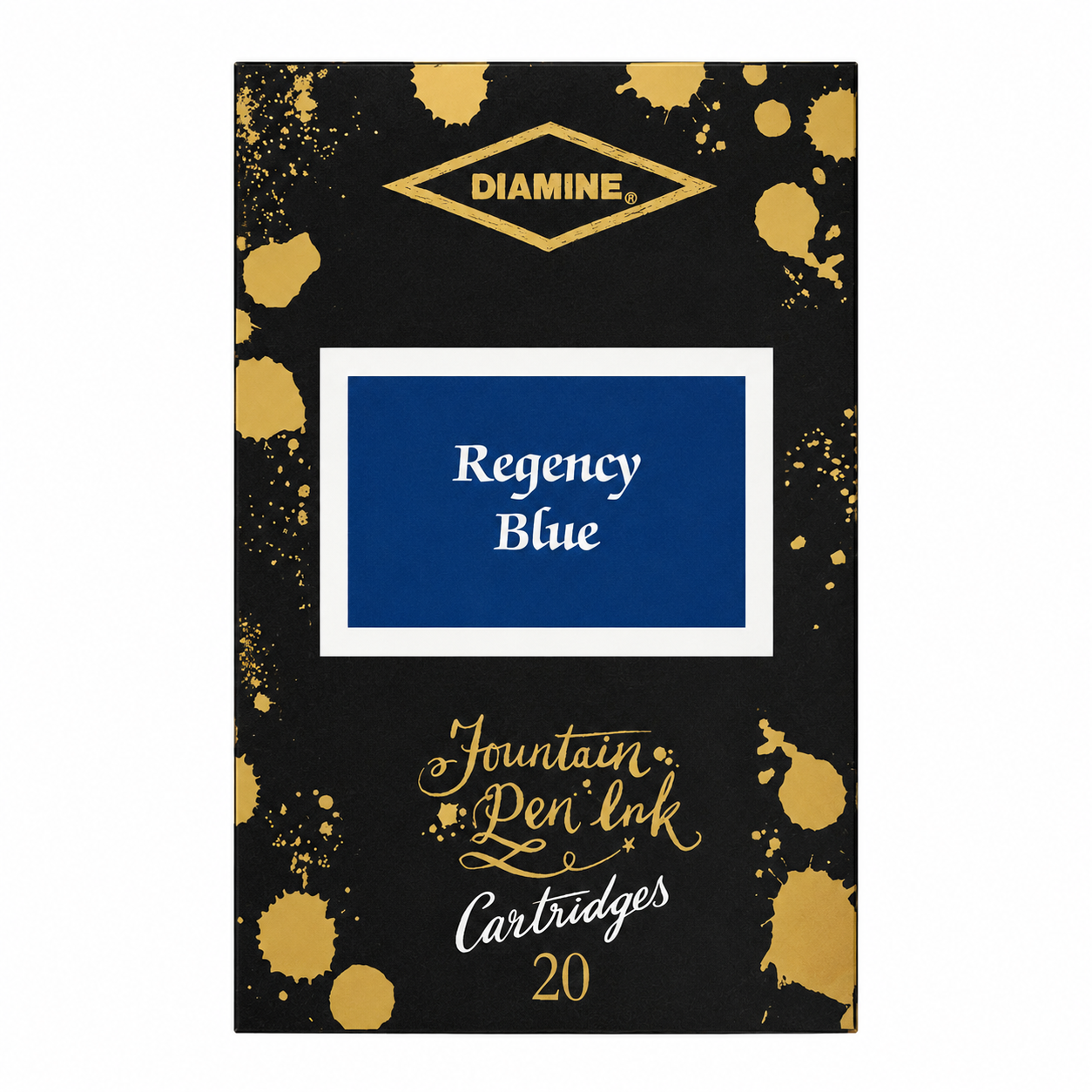 Diamine Regency Blue Ink Cartridges (Set of 20) - 150th Anniversary