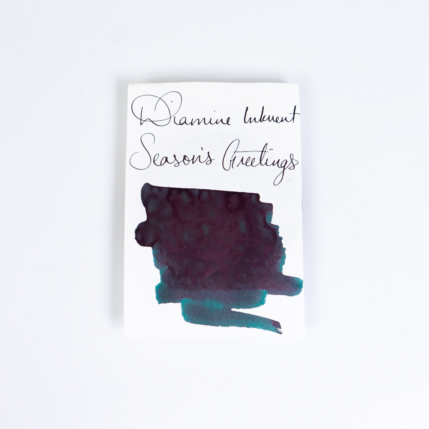 Diamine Season's Greetings (50ml) Bottled Ink (Sheening) - Blue Edition