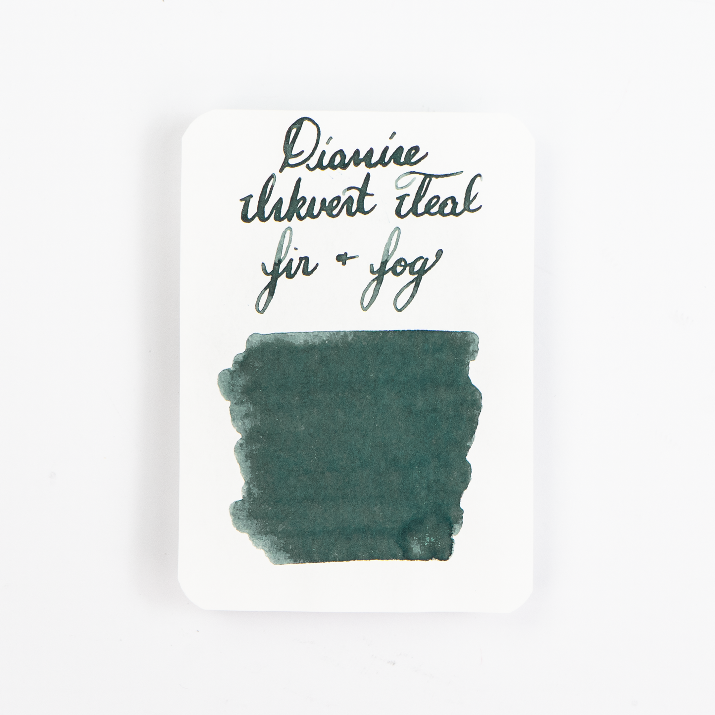 Diamine Fir & Fog (50ml) Bottled Ink (Chameleon) - Teal Edition