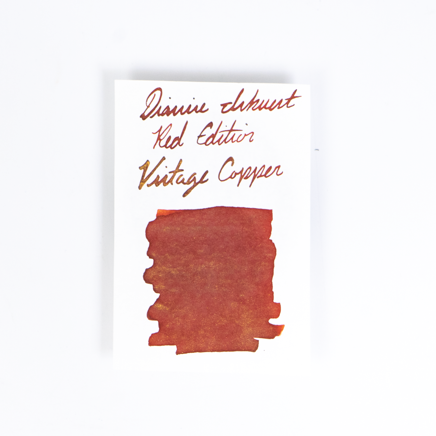 Diamine Vintage Copper (50ml) Bottled Ink (Shimmering) - Red Edition