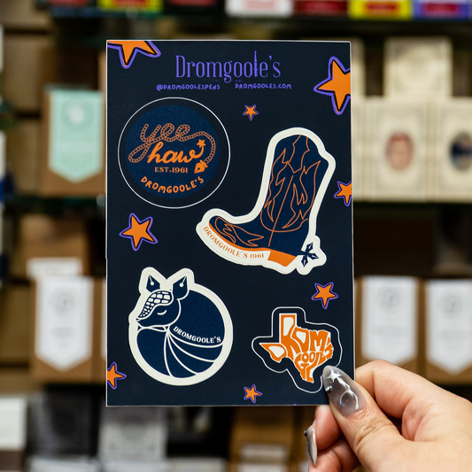 Dromgoole's Texas Sticker Sheet