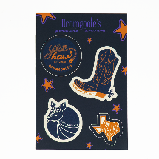 Dromgoole's Texas Sticker Sheet