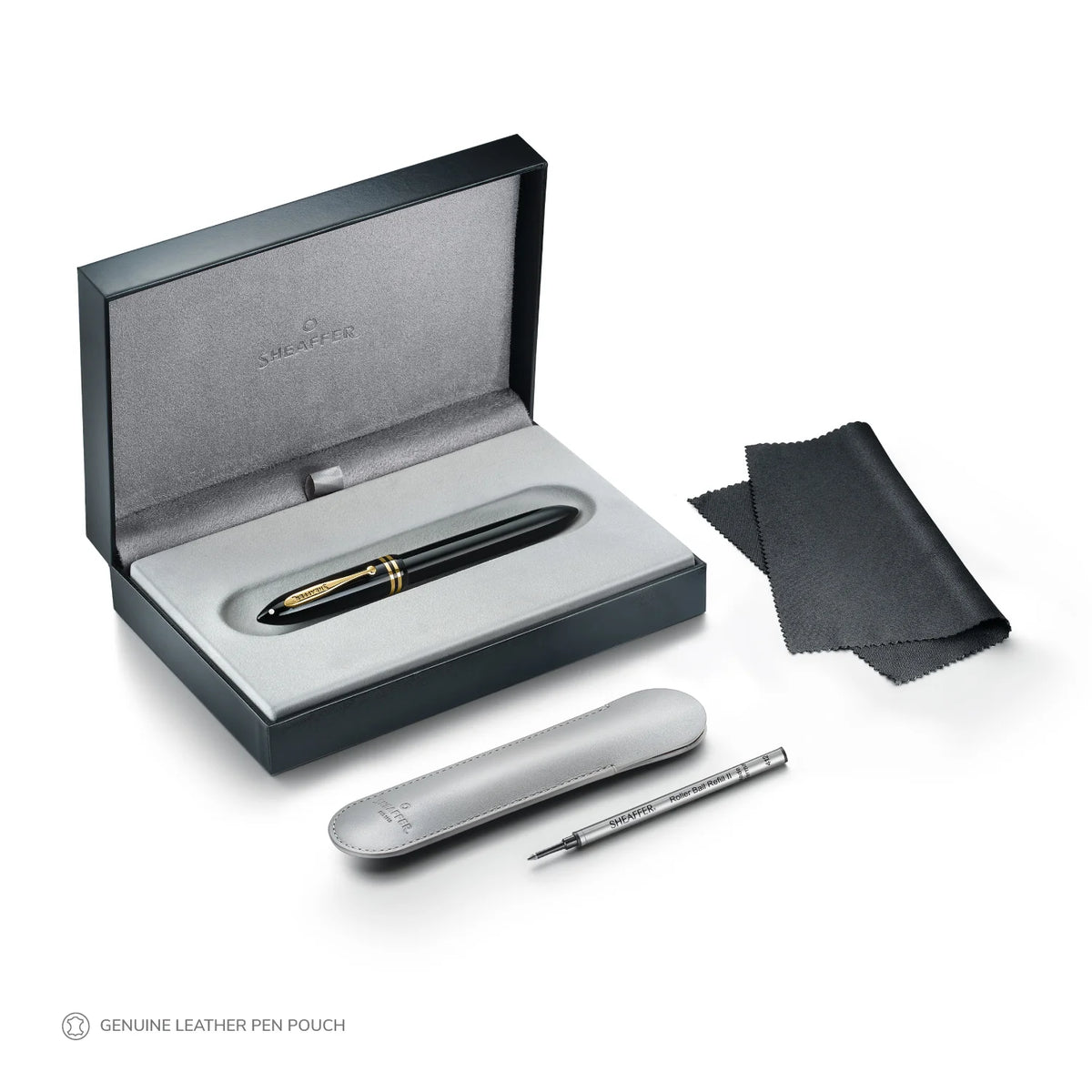 Sheaffer Balance III E893 Rollerball - Glossy Black with Gold Trim