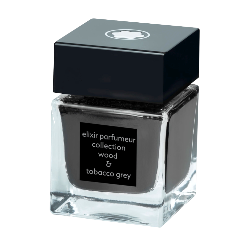 Montblanc Elixir Wood and Tobacco Grey Scented 50ml Bottled Ink
