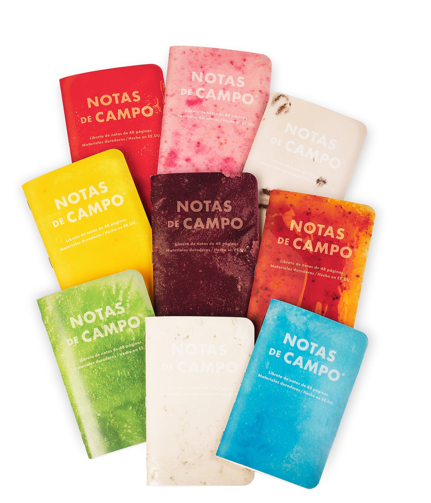 Field Notes Quarterly Edition Memo Notebook - Paletas Series B: Piña, Jamaica, Fresas con Crema (3-Pack)