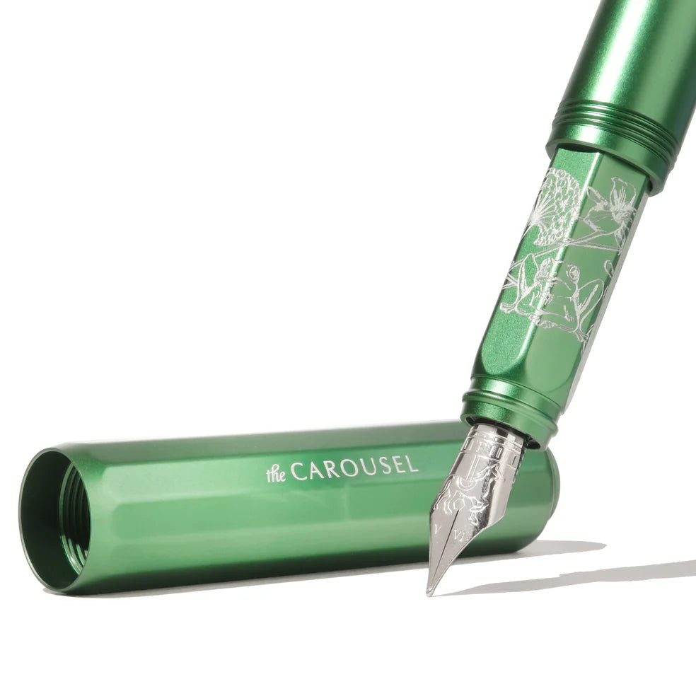 Ferris Wheel Press The Carousel Aluminum Fountain Pen - Book of Botany