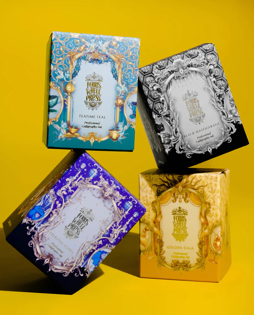 Ferris Wheel Press Teatime Teal Calligraphy (28ml) Bottled Ink