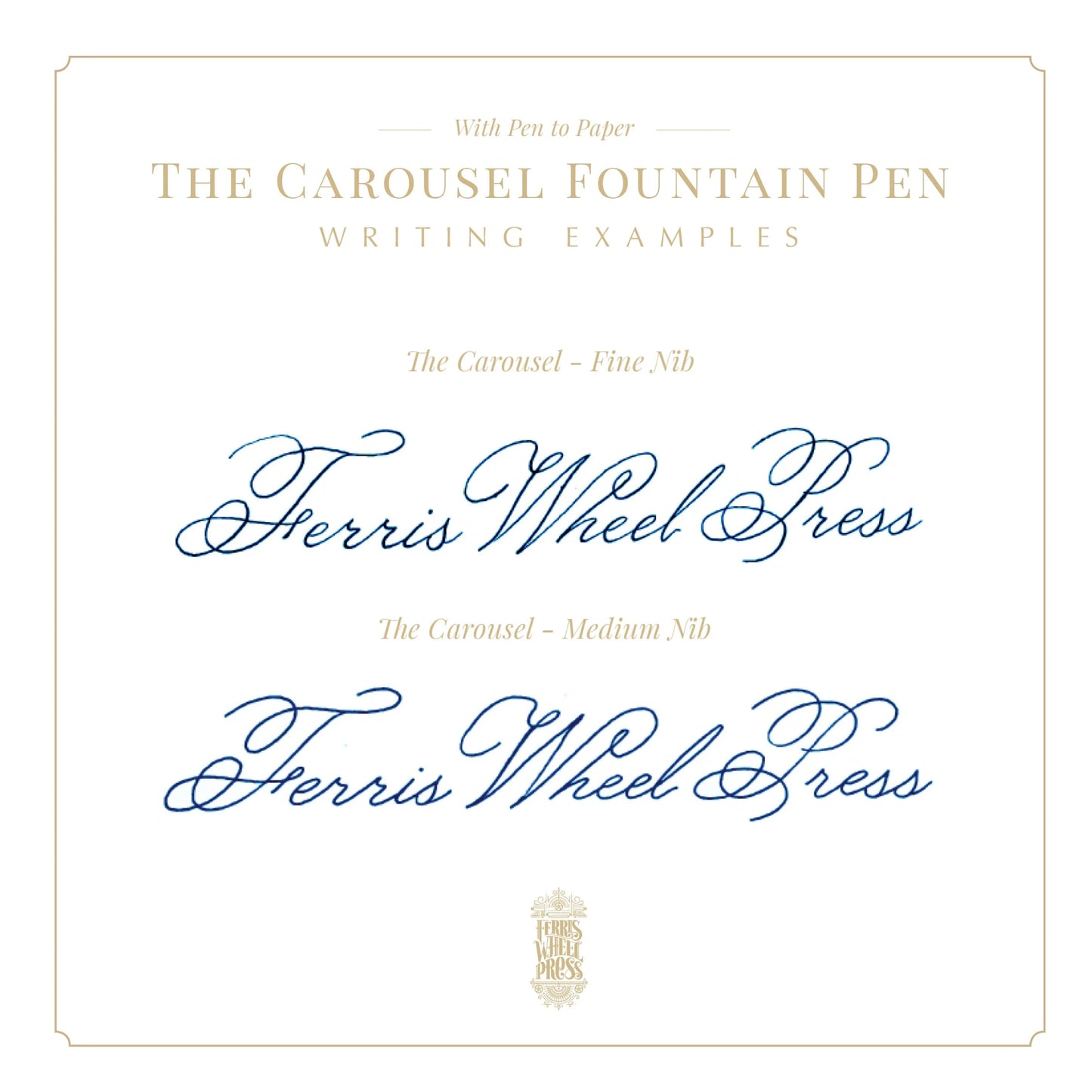 Ferris Wheel Press The Carousel Aluminum Fountain Pen - Terracotta Canyon (Limited Edition)