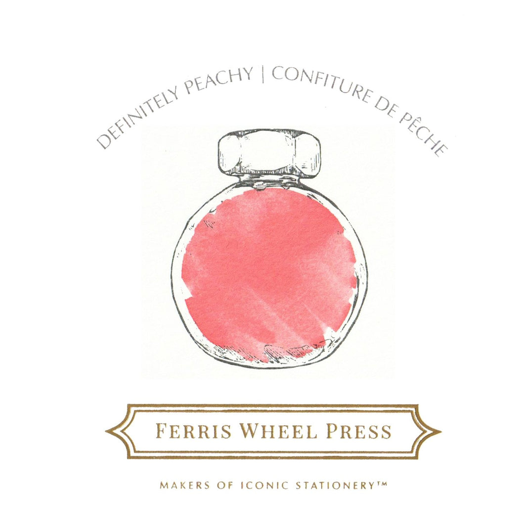 Ferris Wheel Press Definitely Peachy (38ml) Bottled Ink (Discontinued)