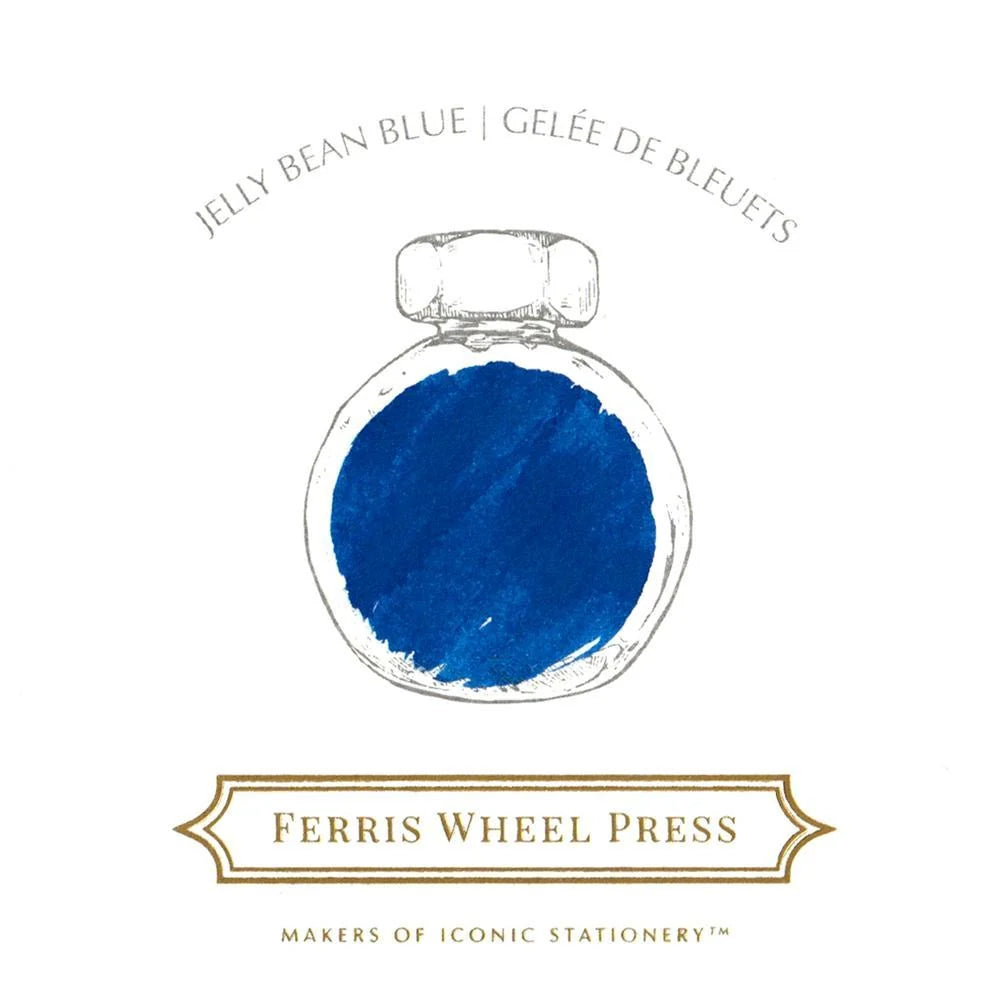 Ferris Wheel Press Jelly Bean Blue (38ml) Bottled Ink