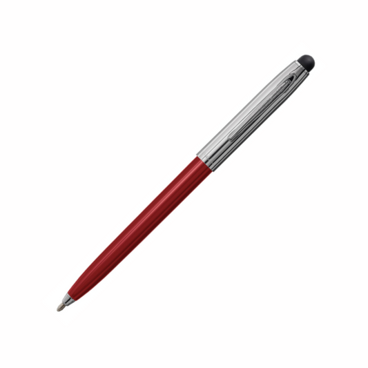 Fisher Space Pen Cap-O-Matic Pen - Red (Chrome Cap with Stylus)