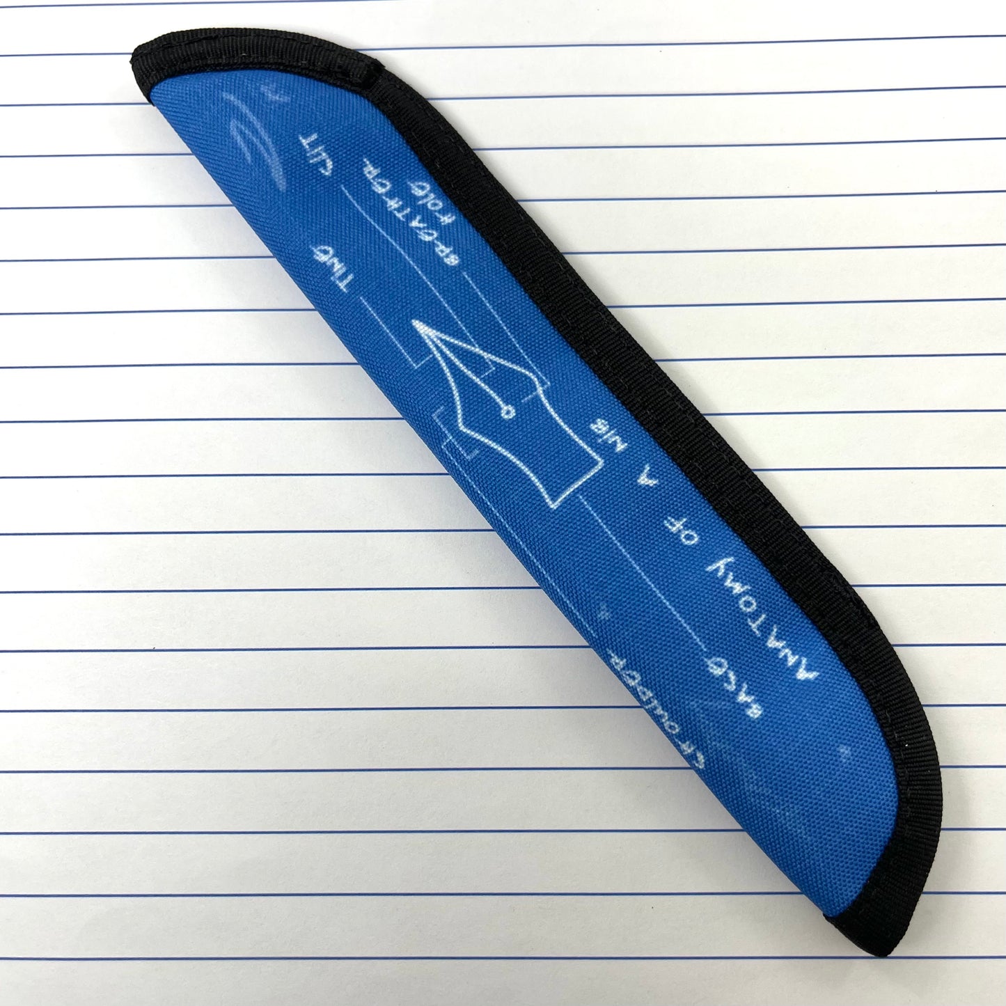 Rickshaw Bagworks 1-Pen Sleeve - Anatomy of a Nib (Dromgoole's Exclusive)