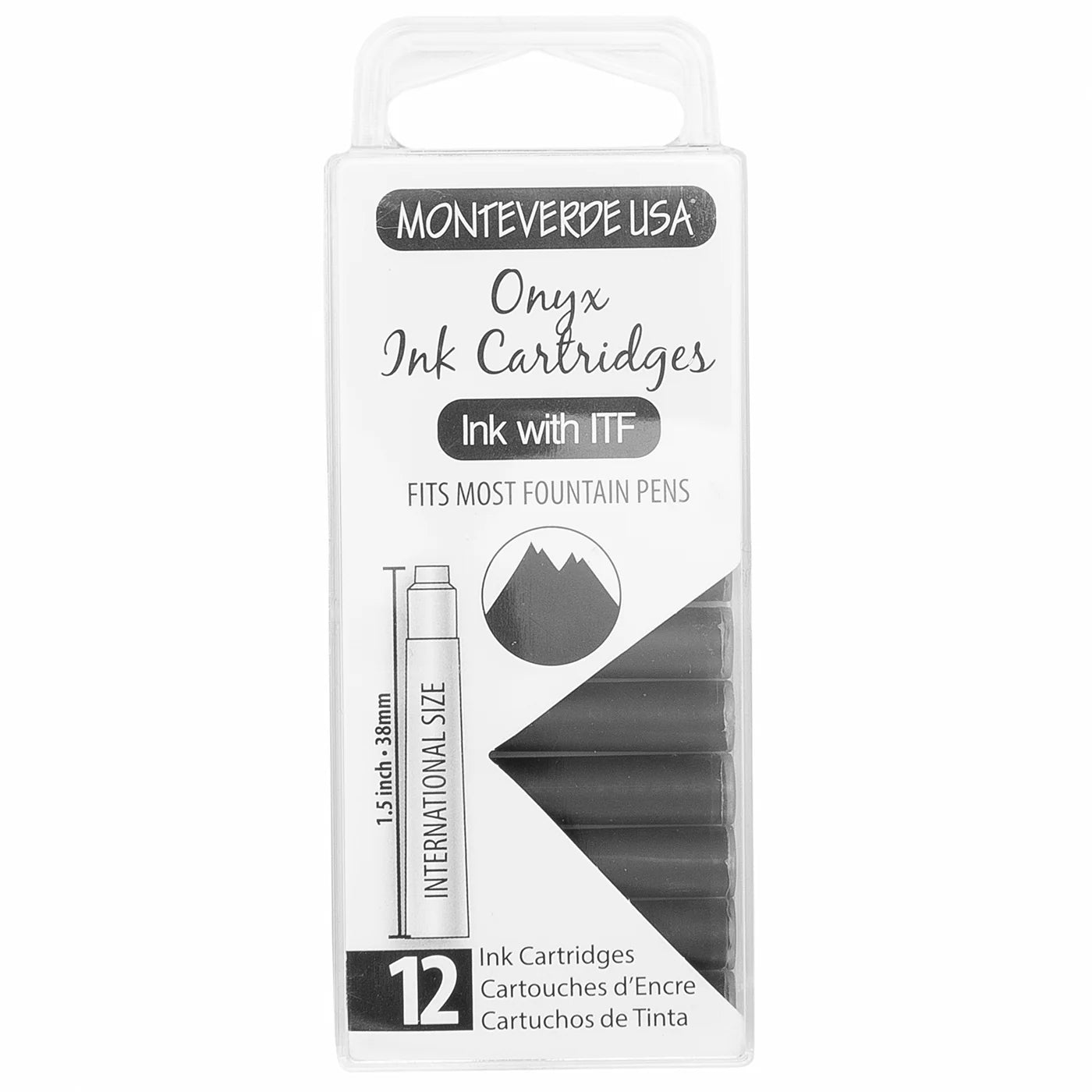 Monteverde Onyx Ink Cartridges (Set of 12)