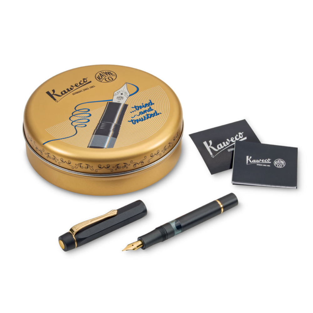 Kaweco AL Sport Piston Fill Fountain Pen - Black