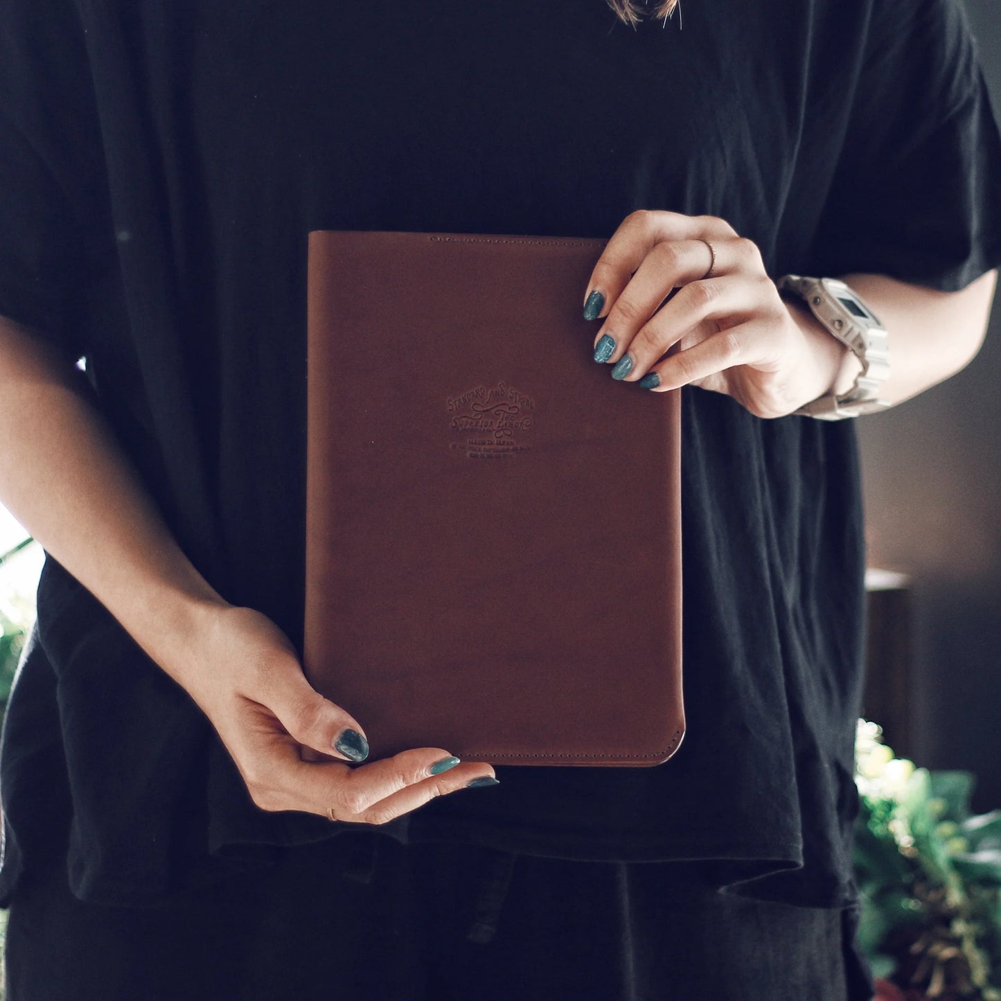 The Superior Labor A6 Original Leather Notebook Cover - Black