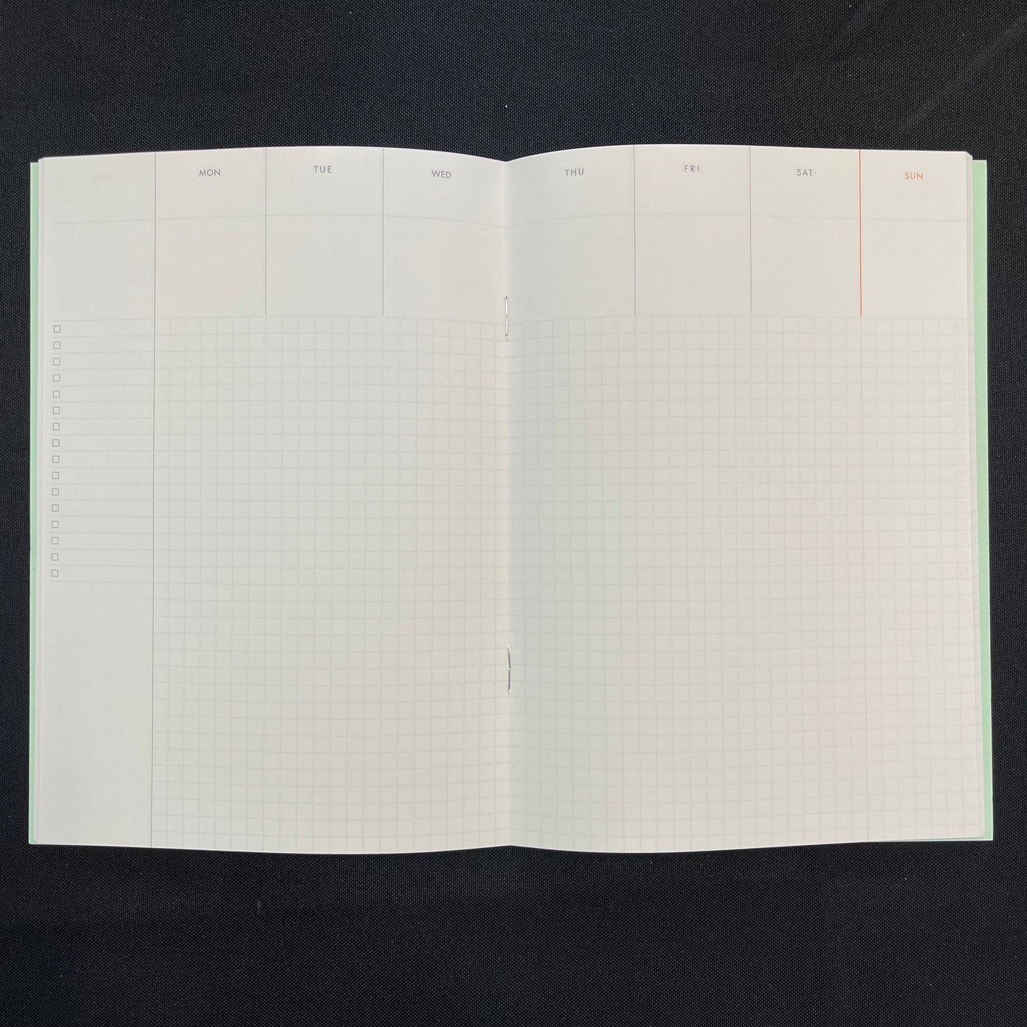 Luddite A5 FreeField Vertical Planner - The Function Notebook (Mint - Undated)