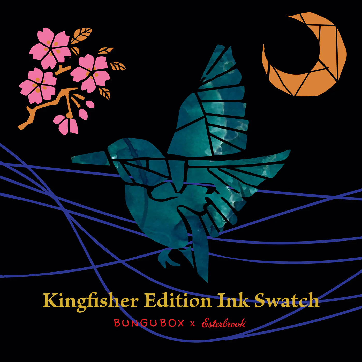 Esterbrook x BUNGUBOX Kingfisher Teal Bottled Ink (50ml)