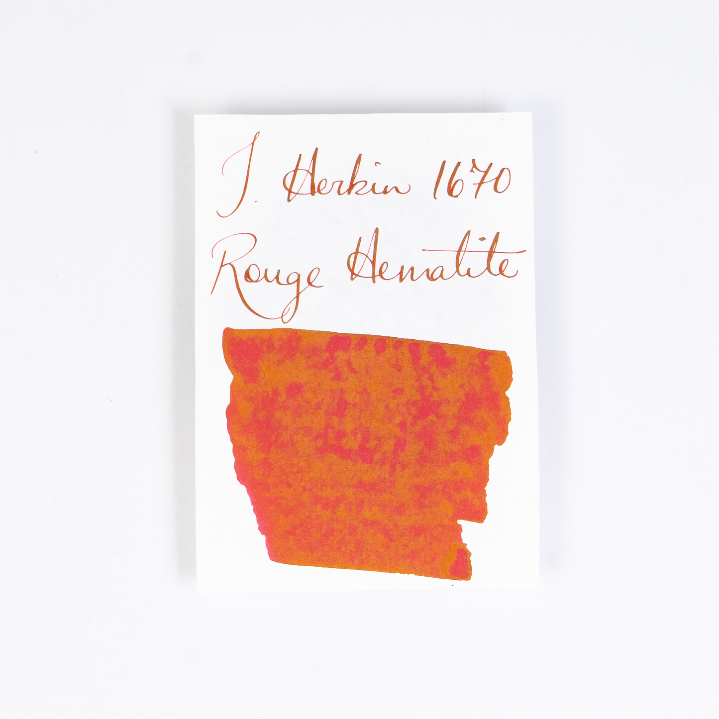 J. Herbin 1670 Rouge Hematite (Red Hematite) 50ml Bottled Ink