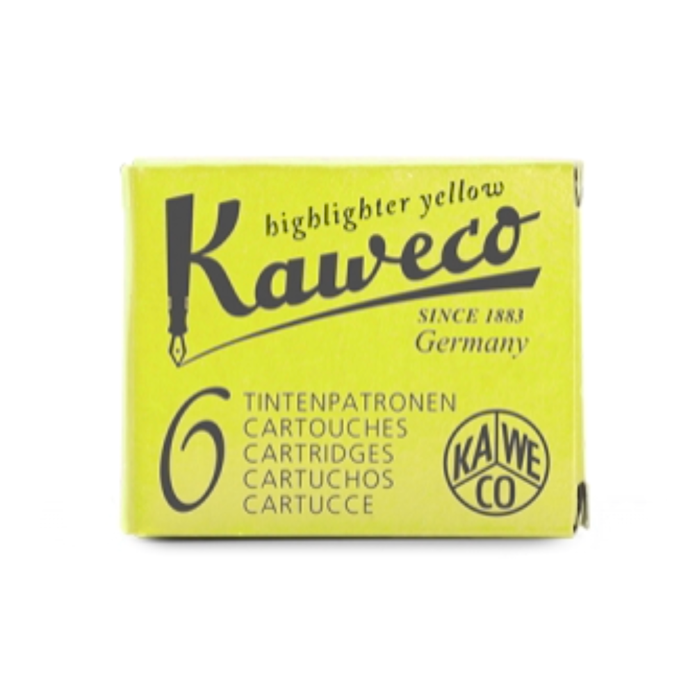 Kaweco Ink Cartridges - Glowing Yellow