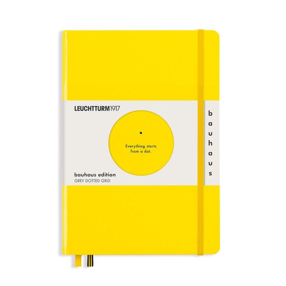 Leuchtturm1917 Bauhaus Medium (A5) Notebook - Lemon