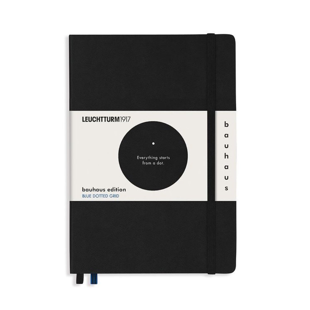 Leuchtturm1917 Bauhaus A5 Medium Notebook - Black