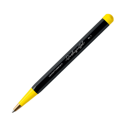 Leuchtturm1917 Drehgriffel Nr. 1 Bauhaus Edition Ballpoint - Black/Lemon