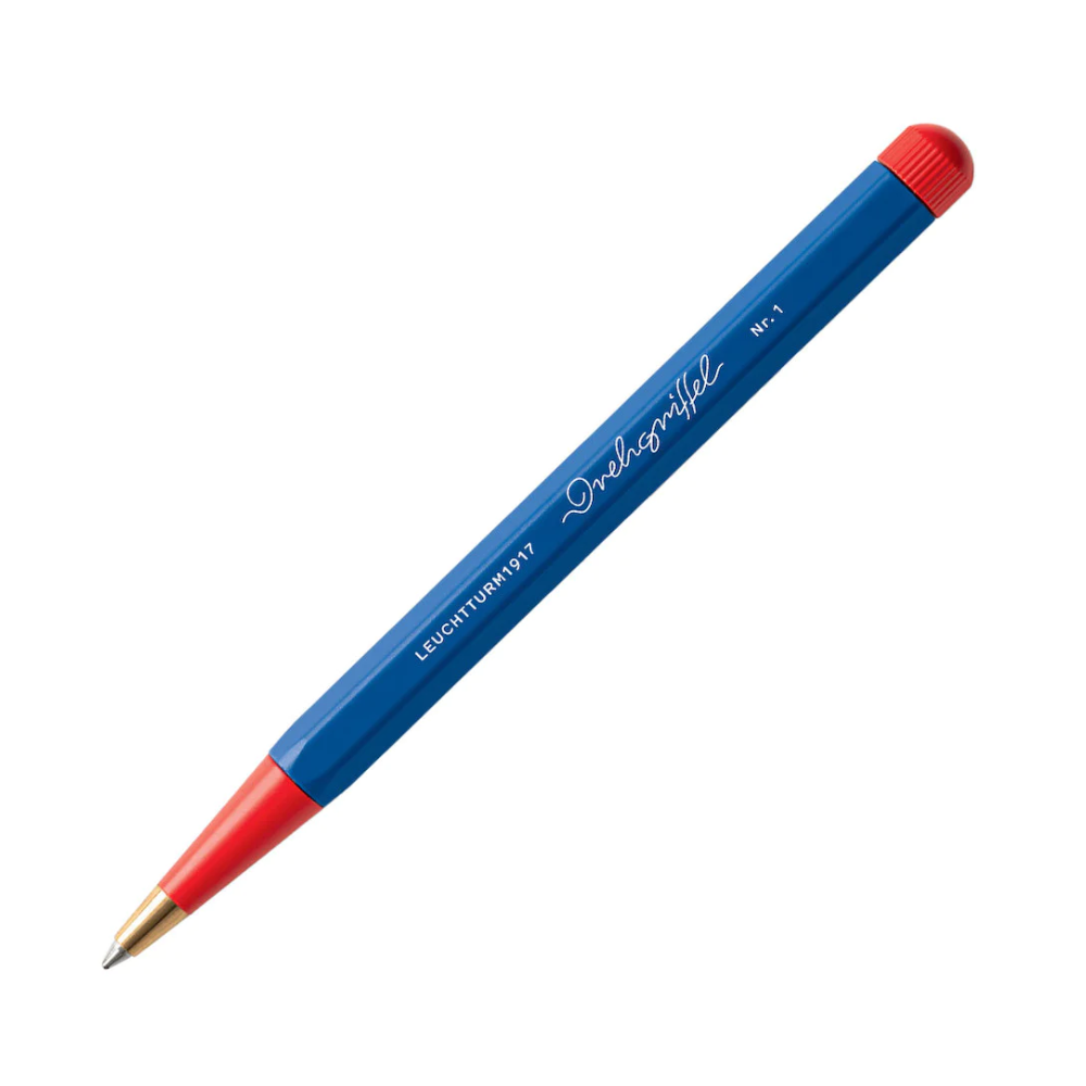Leuchtturm1917 Drehgriffel Nr. 1 Bauhaus Edition Ballpoint - Royal Blue/Red