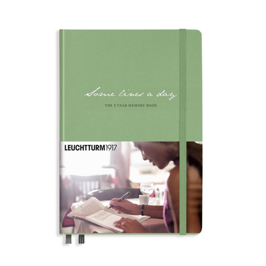 Leuchtturm1917 Some Lines a Day A5 Medium Hardcover Notebook - Sage
