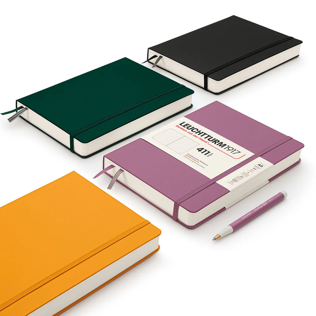 Leuchtturm1917 A5 Hardcover Ruled 411 Notebook - Forest Green