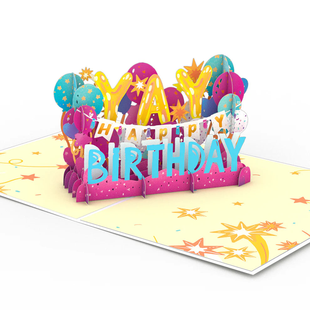 Lovepop Pop-Up Card - Birthday Celebration