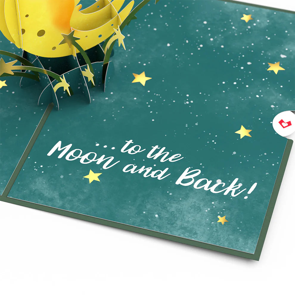 Lovepop Pop-Up Card - Love You To The Moon And Back