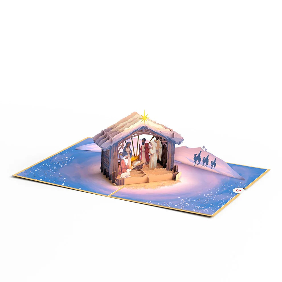 Lovepop Pop-Up Card - Painted Nativity