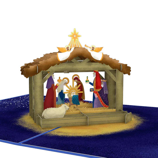 Lovepop Pop-Up Card - Feliz Navidad Nativity