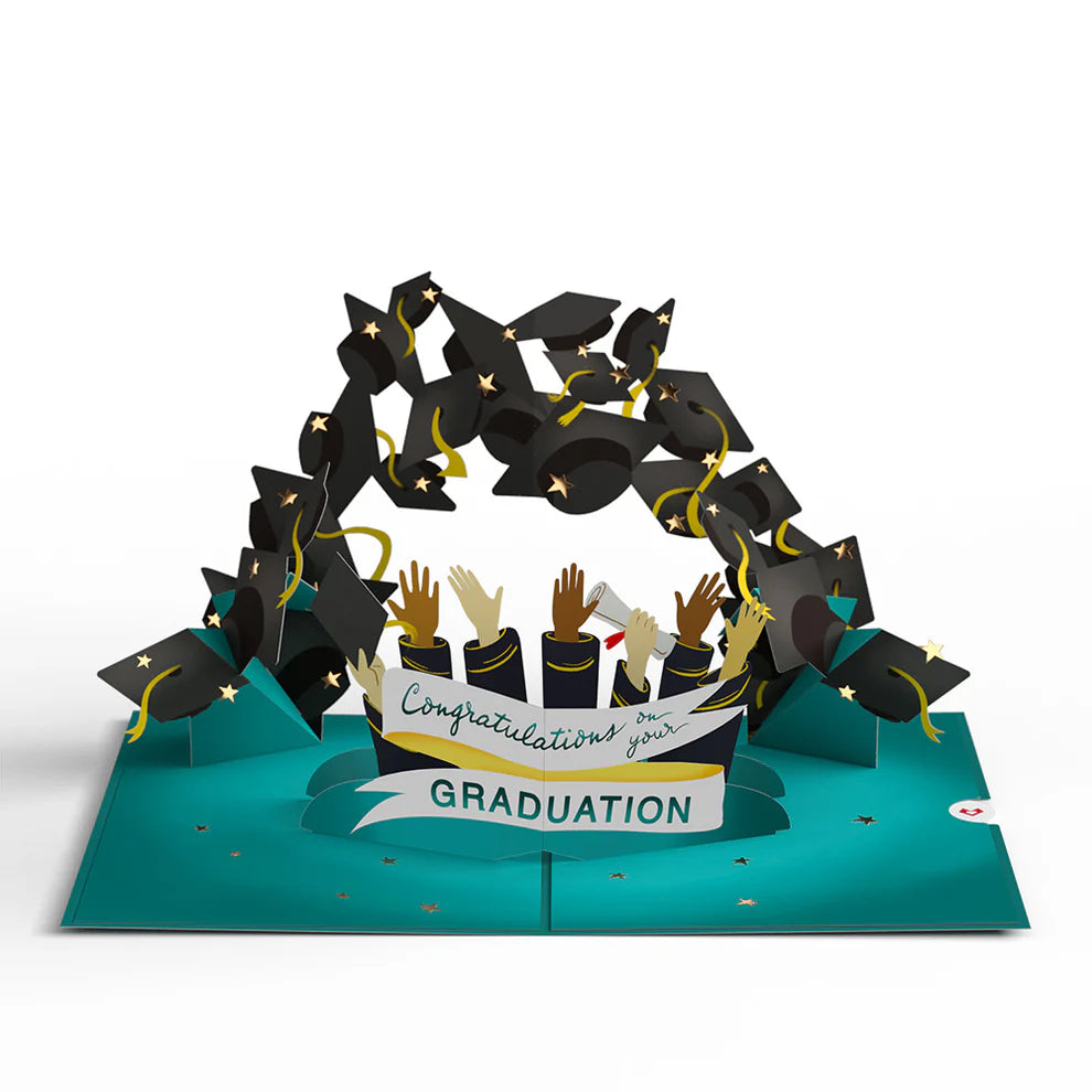 Lovepop Pop-Up Card - The End Is The Beginning Graduation