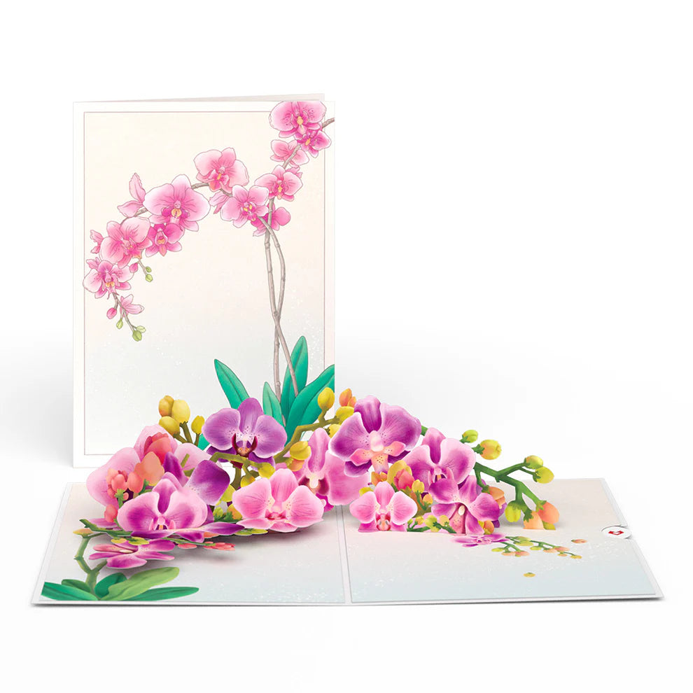 Lovepop Pop-Up Card - Watercolor Orchid