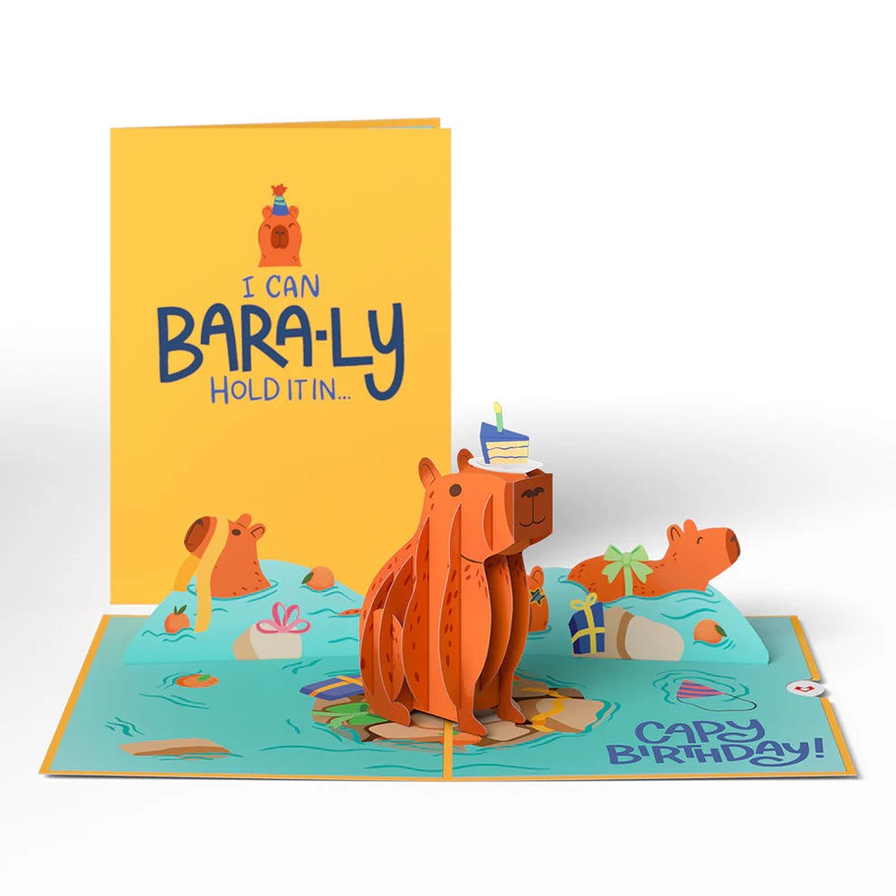 Lovepop Pop-Up Card - Capybara Birthday