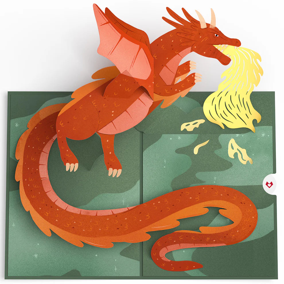 Lovepop Pop-Up Card - Fired Up For Your Birthday Dragon