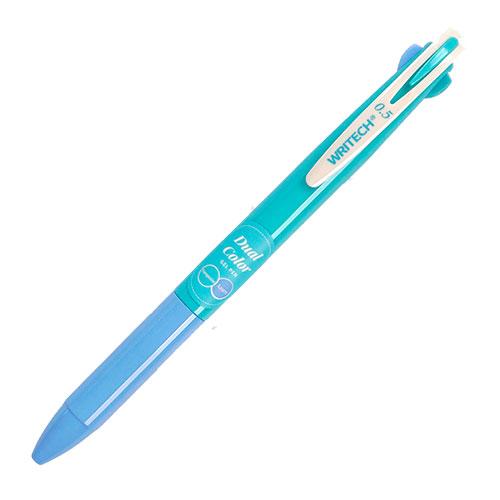 Writech Retractable Vintage Dual 2-in-1 Gel Pen - Turquoise/Azure