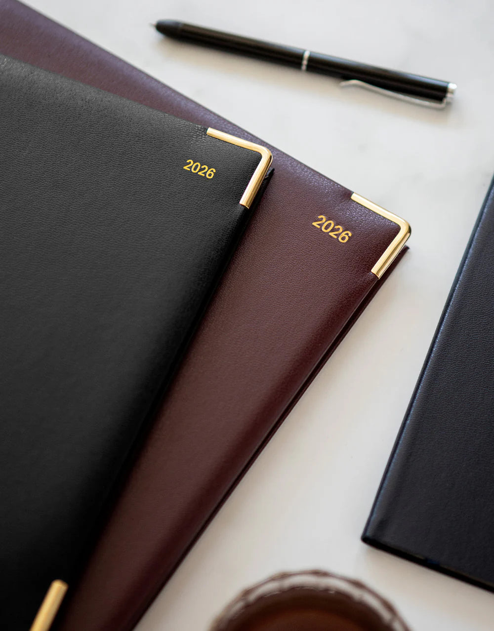 Letts of London 2026 Classic Slim Week to View Planner - Burgundy