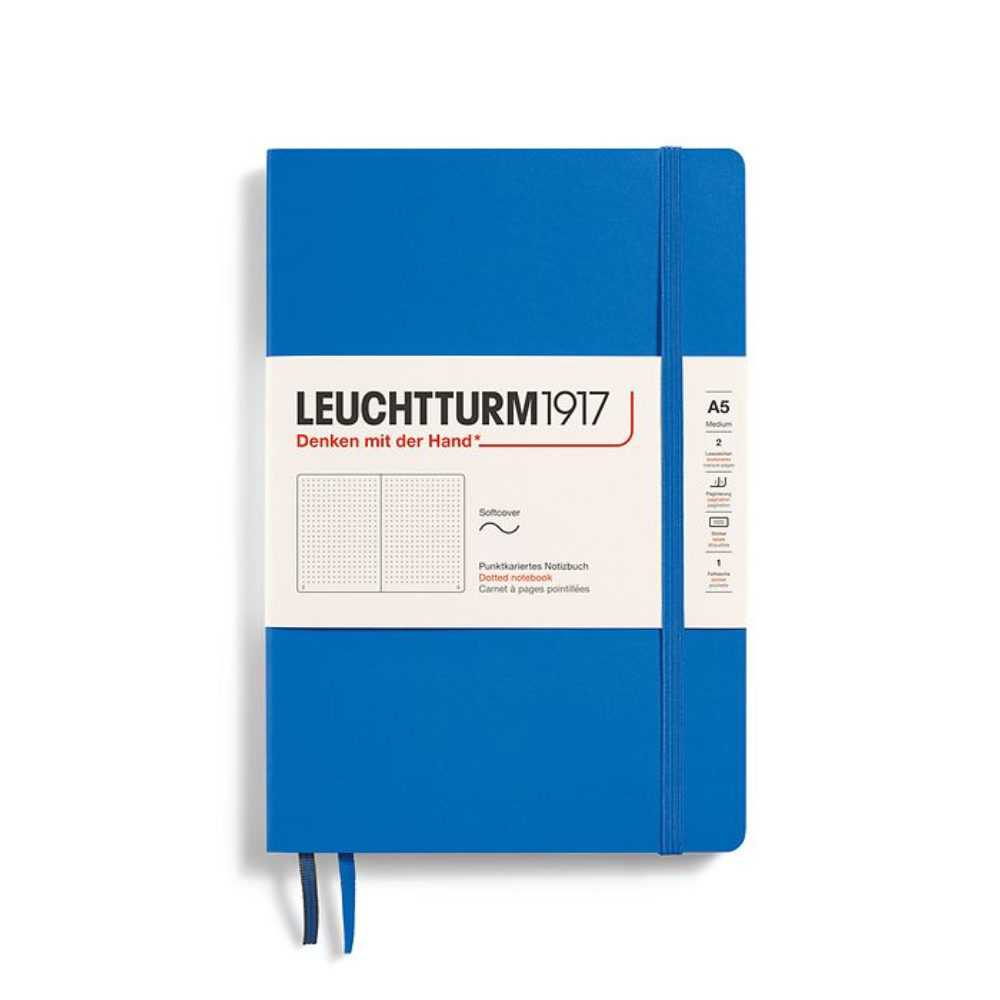Leuchtturm1917 A5 Medium Softcover Dotted Notebook - Sky