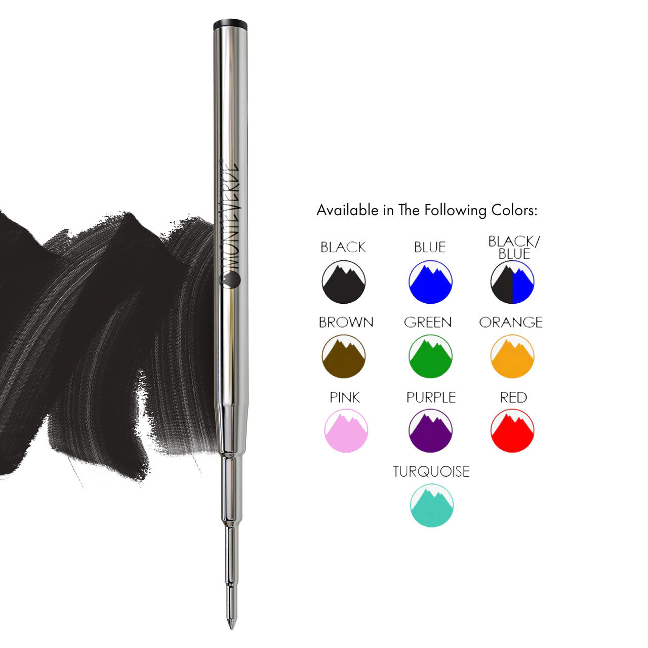 Montblanc Ballpoint Refill by Monteverde USA® - Black (2 ea)