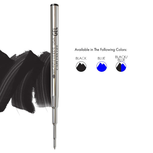 Montblanc Capless Gel Refill by Monteverde USA® - Blue-Black (2 ea)